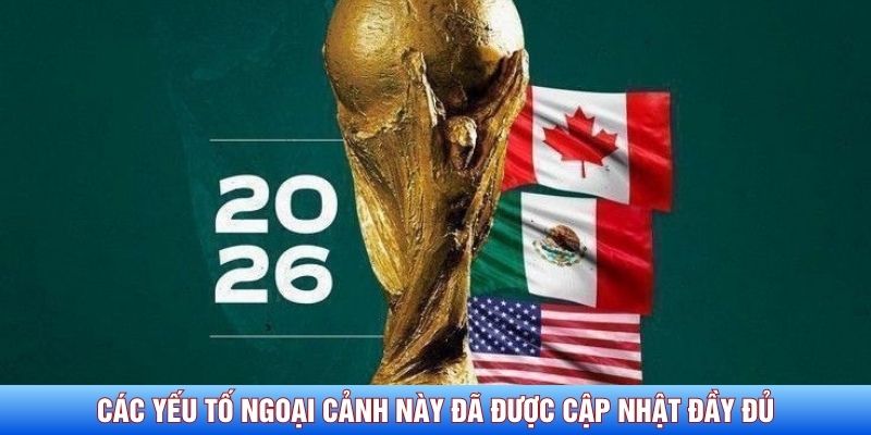 Các yếu tố ngoại cảnh này đã được cập nhật đầy đủ